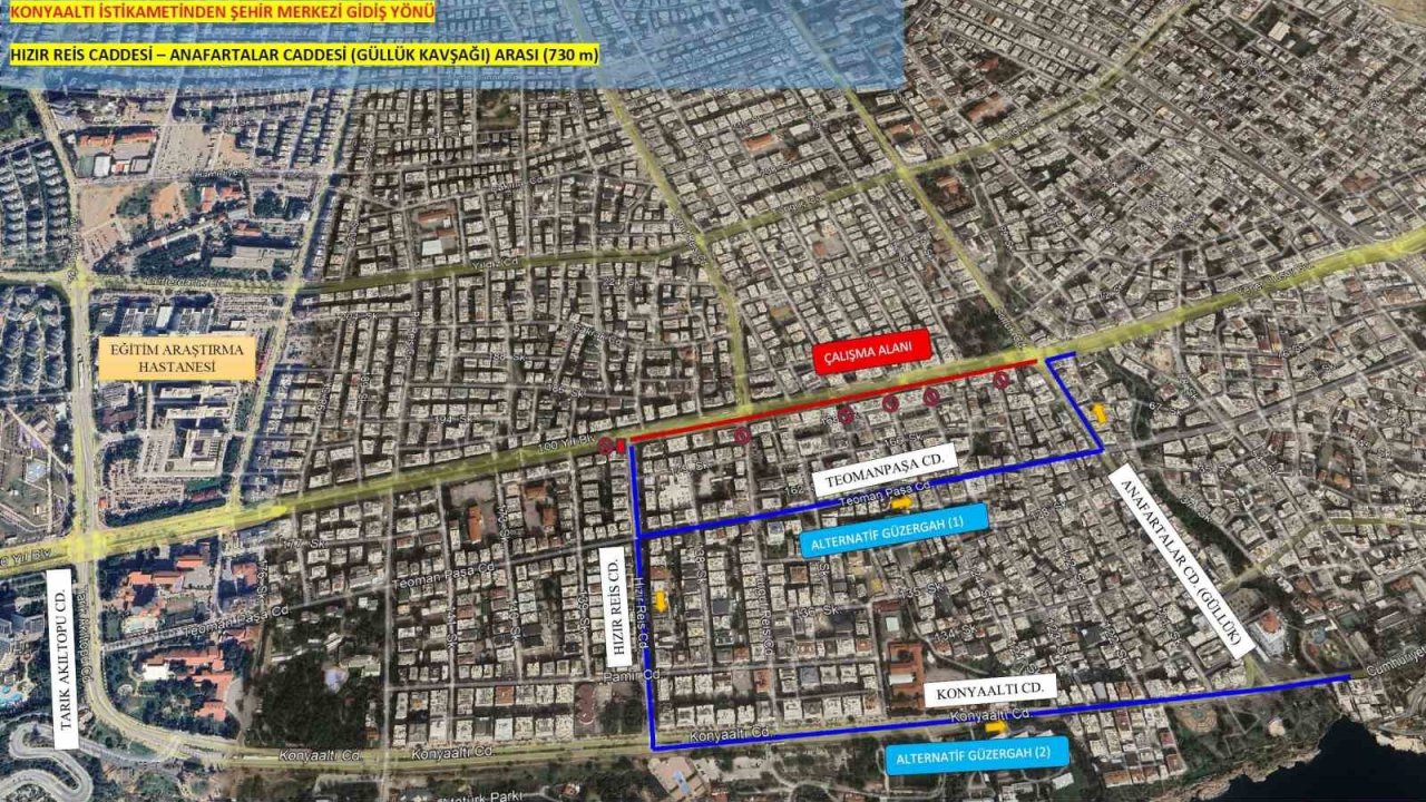 100. Yıl Bulvarı’nda asfalt çalışması gerçekleştirilecek