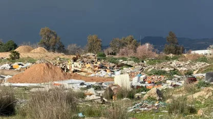 Kuş cenneti çöplüğe döndü