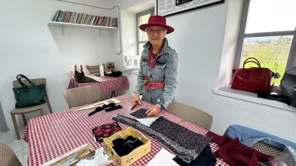 73 yaşındaki kursiyer, azmiyle örnek oluyor