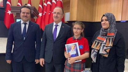 Korkuteli’den kitap okuma yarışmasında il birinciliği