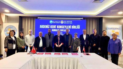 Akdeniz kent konseyleri birliği Alanya’da kuruldu