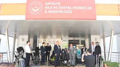 Antalya Aile ve Sosyal Hizmetler İl Müdürlüğüne anlamlı bağış