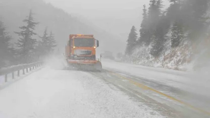 Antalya-Konya karayolunda kar yağışı başladı