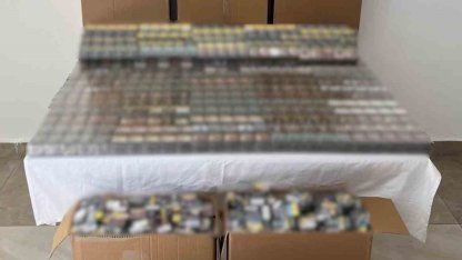 Antalya’da 1 milyon lira değerinde kaçak sigara ele geçirildi