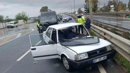 Antalya’da intihar teşebbüsü gibi kaza güvenlik kamerasında