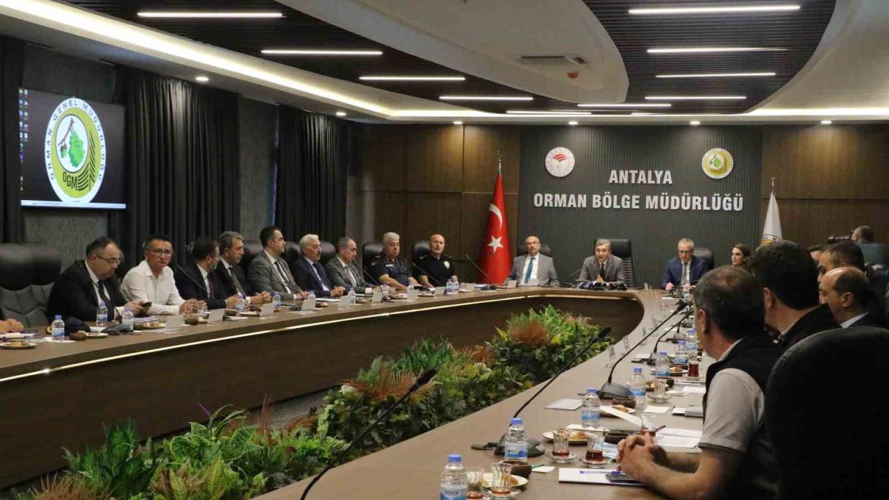 Antalya’da orman yangınlarına karşı sıkı önlemler