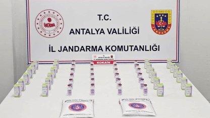 Antalya’da uyuşturucu operasyonu: 1 kilo 200 gram kokain ele geçirildi