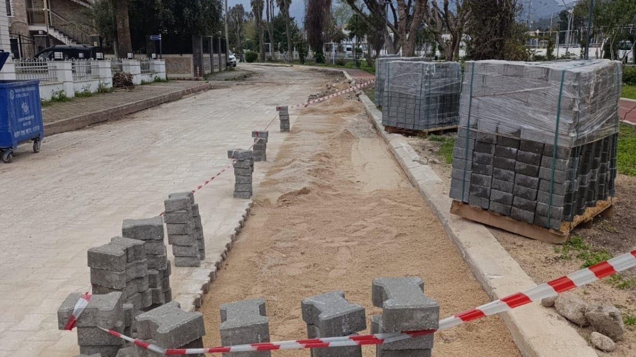 Kemer’de altyapı çalışmaları