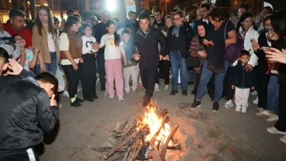 Hıdırellez coşkusu sahilde yaşandı