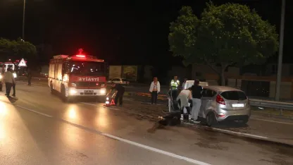 Kazaya neden olup kaçtı