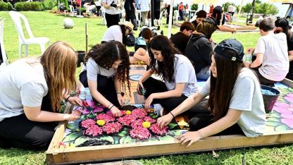 Antalya'da 130 bin çiçekle görsel şov