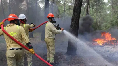Antalya 2 bin 400 personel, 251 adet hava ve kara aracı ile muhtemel orman yangınlarına hazır