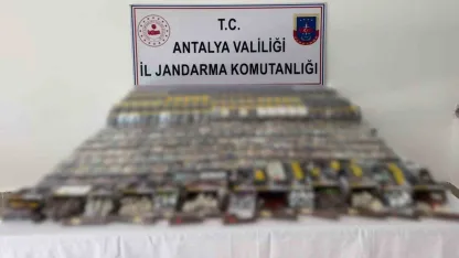 Manavgat’ta 5 bin paket kaçak sigara ele geçirildi