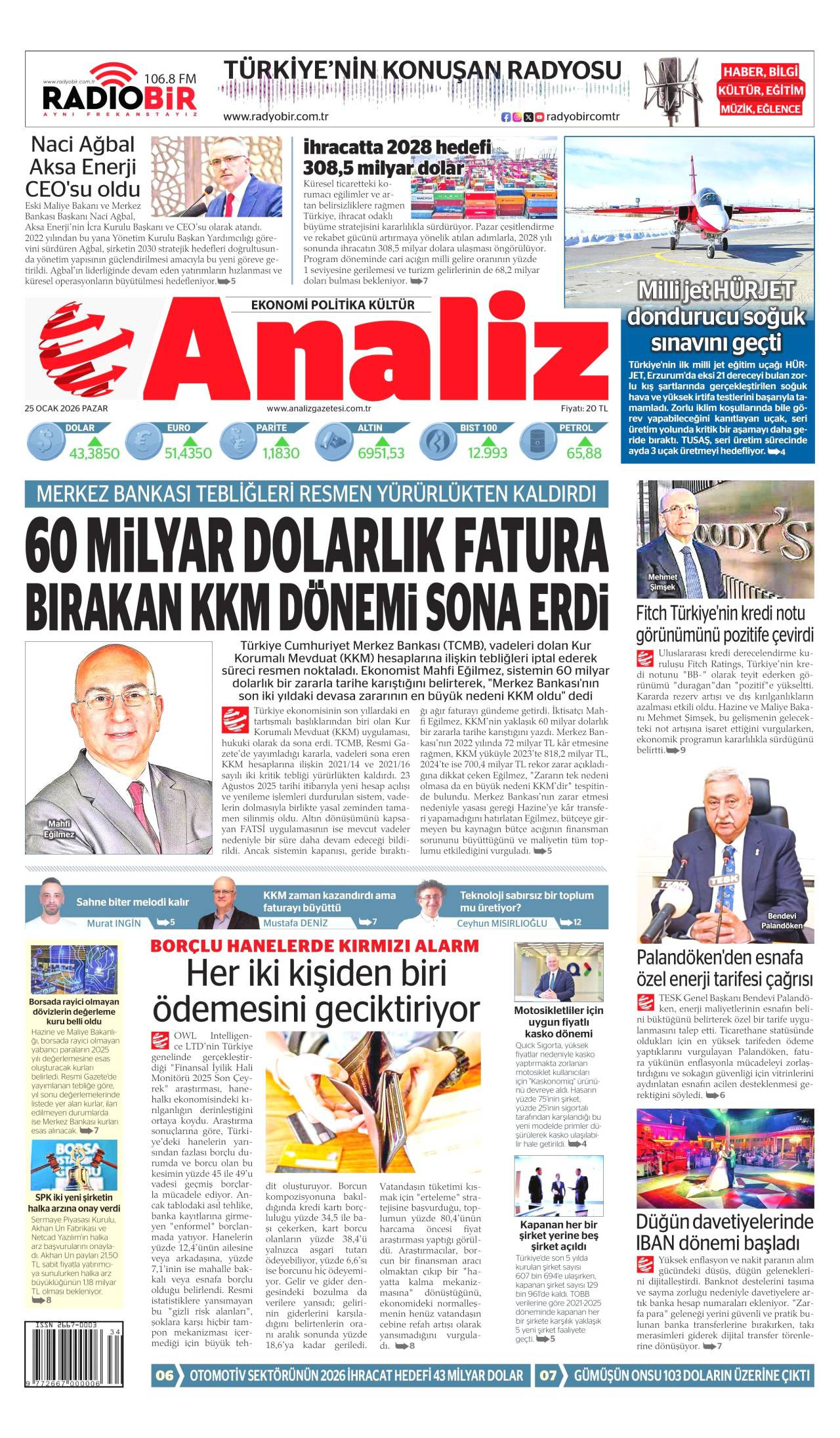 Analiz Gazete Manşeti