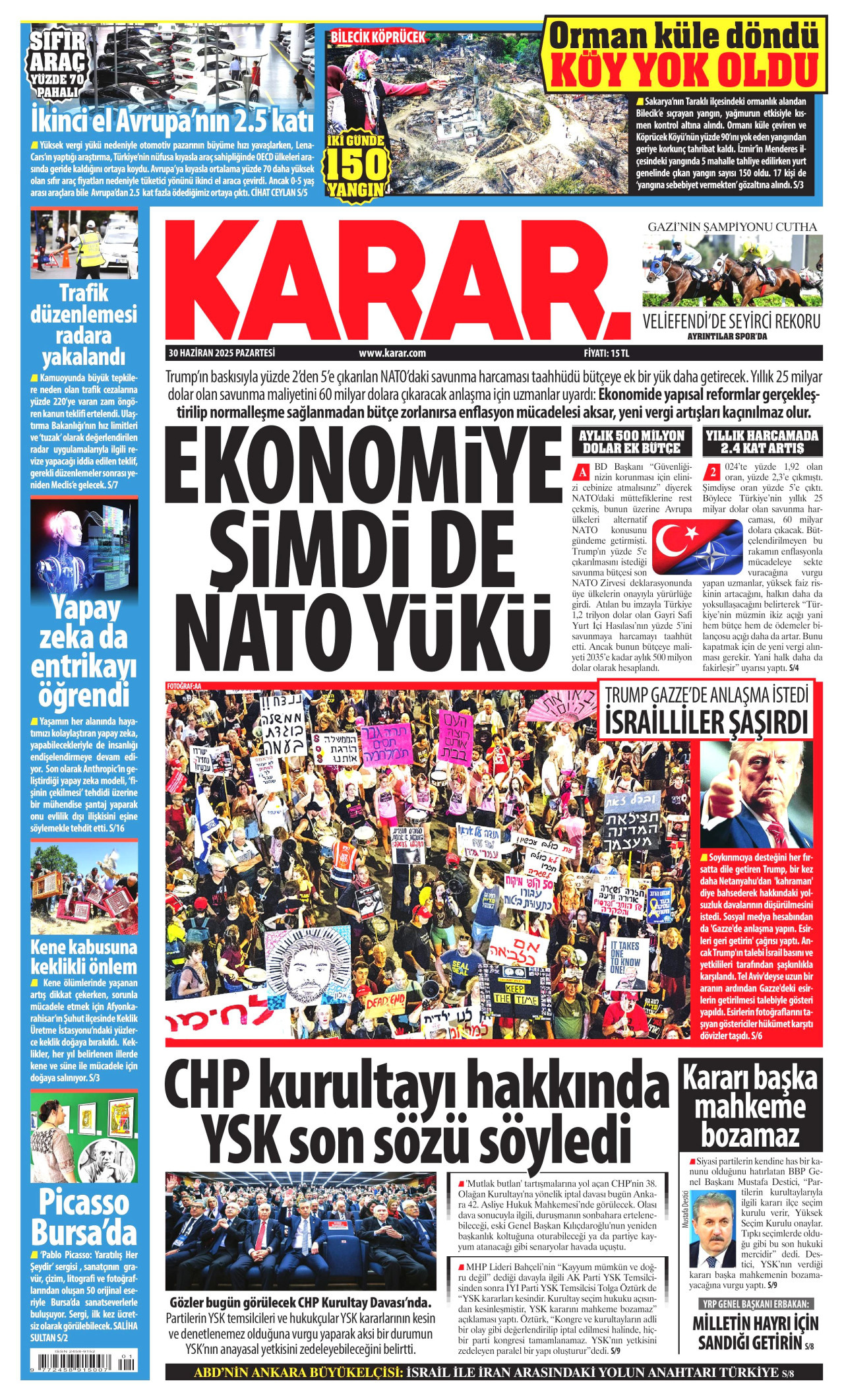 KARAR Gazete Manşeti