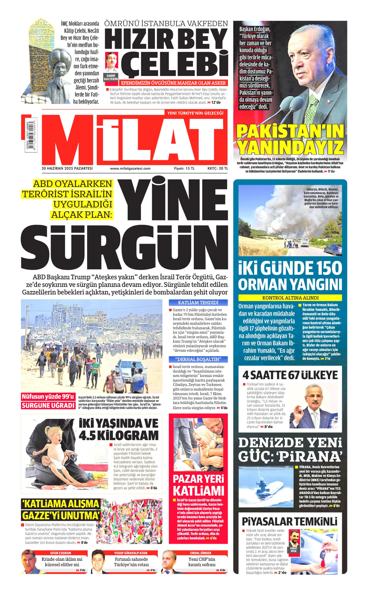 MİLAT Gazete Manşeti