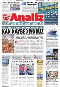 Analiz Gazetesi Gazete Manşeti