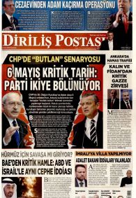 Diriliş Postası Gazetesi Gazete Manşeti