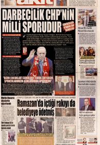 Yeni Akit Gazetesi Gazete Manşeti