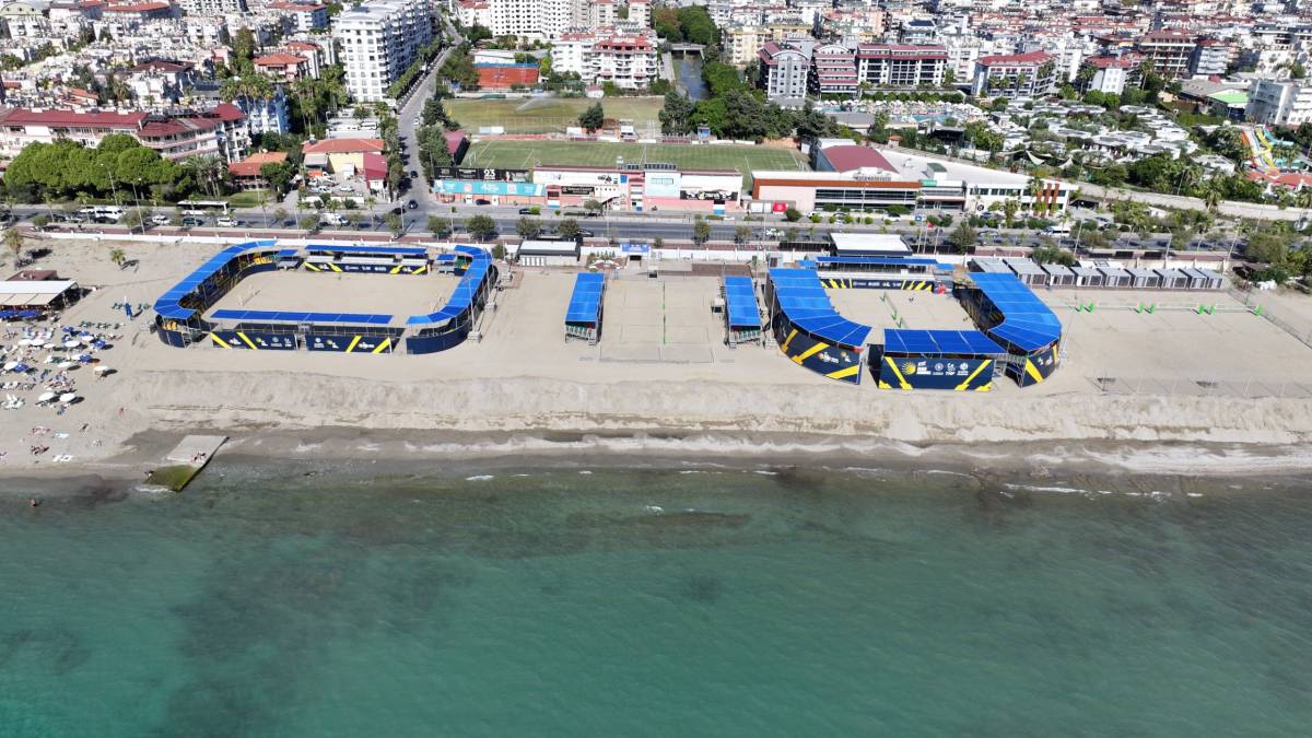Alanya Belediyesi’nden ücretsiz plaj voleybolu etkinliği ve halk turnuvası