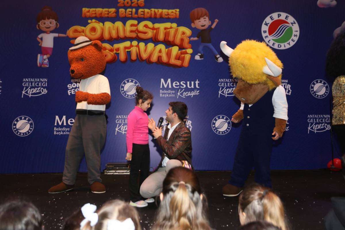 Kepez’in Sömestir Festivali çocuklara şenlik yaşatıyor