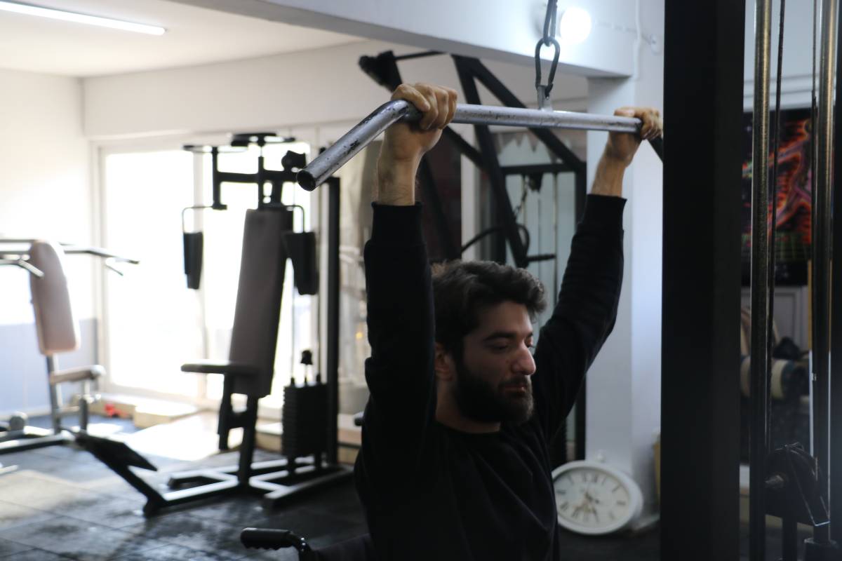 Serebral palsi hastası genç sporla hayata tutundu