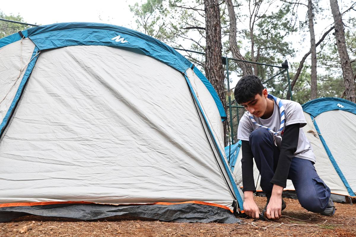 Antalya Büyükşehir Belediyesi izcileri kaynaşma kampında buluştu