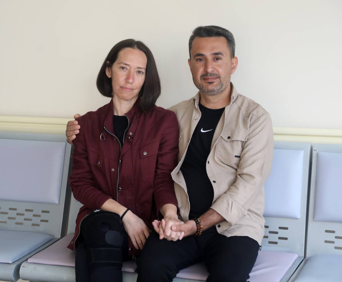 Eşinin 14 Şubat'ta bağışladığı böbrekle yeni hayatına başladı